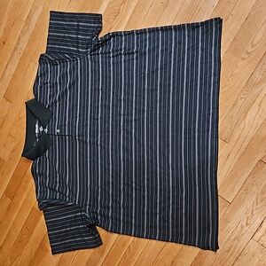 REEBOK GOLF POLO GREEN TONE STRIPPED 4XL